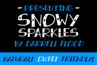 Snowy Sparkles: A Winter Wonder in Typography